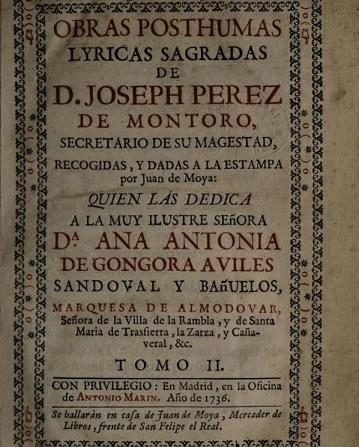 José Pérez de Montoro José Pérez de Montoro